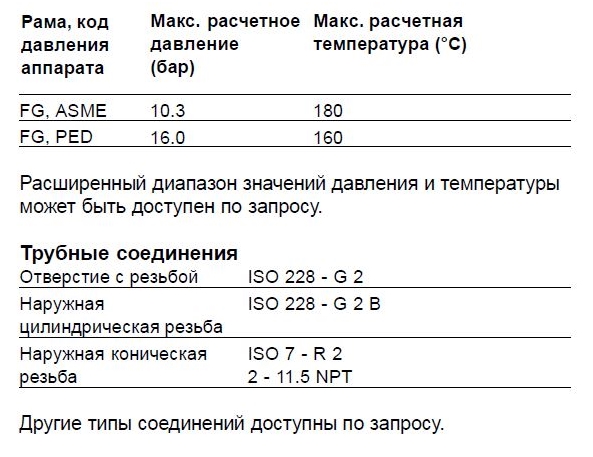 Теплообменник T5-MFG, T5-BFG